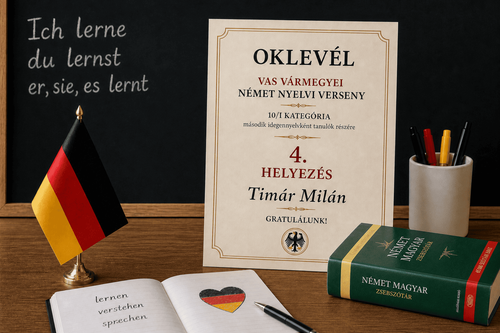 Szép siker a Vas megyei német nyelvi versenyen