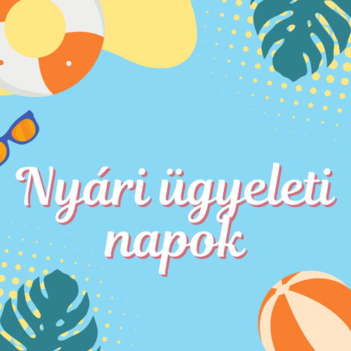Nyári ügyeleti napok